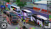 Real City Coach Bus Games 3D Screen Shot 3