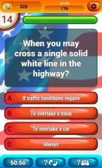 US Driving License Questions Screen Shot 7