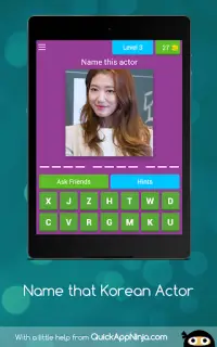 Name the Korean Actor Quiz Screen Shot 12