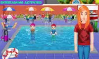 Reparação e limpeza de piscinas: jogos raparigas Screen Shot 5