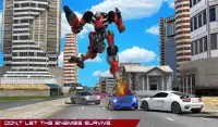 Police Limo Car Robot Games Screen Shot 7