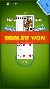 Blackjack classic Screen Shot 3