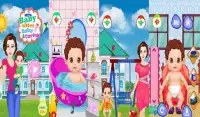 Chăm sóc giữ trẻ trò chơi baby Screen Shot 8