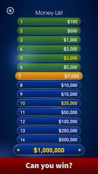 Millionaire 2023 Trivia Quiz Screen Shot 3