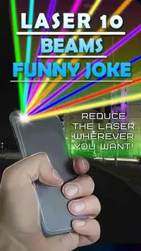 Laser 10 Beams Funny Joke Screen Shot 0