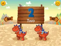 Dino Counting 123 Number Juegos para niños Screen Shot 1