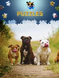 Dogs Jigsaw Puzzle Games Screen Shot 2