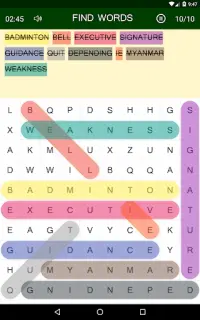 Word Search - English Word Search Puzzle Game Screen Shot 6