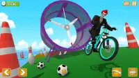 بطل BMX ركوب المتطرفة المثيرة 3D Screen Shot 3
