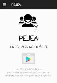 PEJEA - PEtit Jeu Entre Amis Screen Shot 0