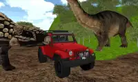 dinosauro zona jeep di guida Screen Shot 3