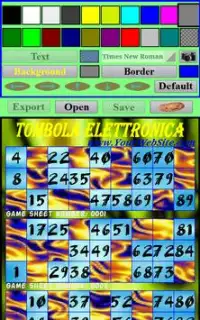 Tombola Elettronica Freeware Screen Shot 2