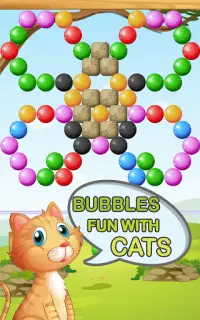 Cats Bubble Game Screen Shot 0