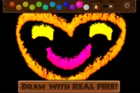 Fire Draw - Paint with Flames! Screen Shot 1