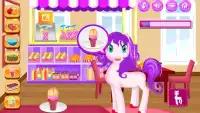 My Pet Pony Cleaning & Dressup Screen Shot 2