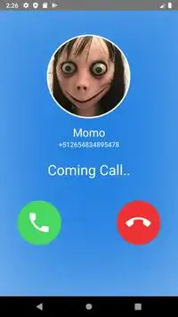 Call from scary momo Screen Shot 2