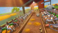 จริง วัว ฟาร์ม หมู่บ้าน การทำฟาร์ม จำลอง เกม 3D Screen Shot 3