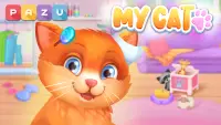 Gato de jogo - Jogos de vestir - Cuidado animal Screen Shot 0