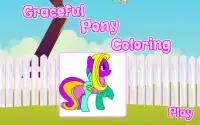Giochi da colorare Pony Screen Shot 5