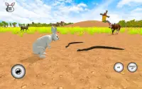 Wild Pet Rabbit Animal Sims -Forest Predator Craft Screen Shot 3