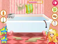 स्नान राजकुमारी खेलों सफाई Screen Shot 5