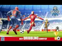 Superhero Pro Soccer World Top Leagues Star 2018 Screen Shot 6