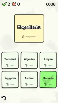 Länder Afrikas -Quiz: Karten, Hauptstädte, Flaggen Screen Shot 3