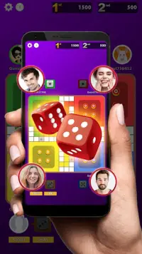 Ludo Club King: jogo de dados multijogador gratuit Screen Shot 0