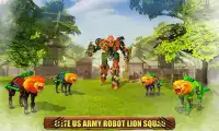Angry Lion Robot Transforming Games Wild Lion Game Screen Shot 4