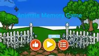 Animals Memory Game Screen Shot 0