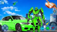 Flying Robot Car War 3D: Robot Transforming Game 2 Screen Shot 1