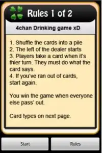 4Chan Drinking Game Screen Shot 0