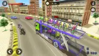 Pengemudi Sepeda Pengemudi Truk Simulator Screen Shot 4