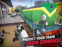 Zombie train - survival games Screen Shot 12