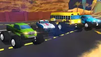Chained Monster Truck 3D Crazy Car Racing Screen Shot 1