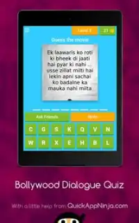 Bollywood Dialogue Quiz Screen Shot 16