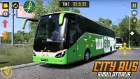 Modern Bus Coach Driving Games Screen Shot 0