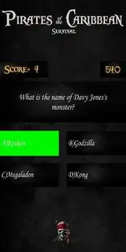Quiz for Pirates of the Caribbean Screen Shot 6