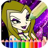 Coloring Game of Winx Girls