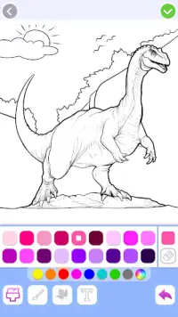 Dino Coloring: Dinosaur games Screen Shot 3