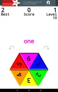 1 to 6 - Number & Colour Game Screen Shot 12