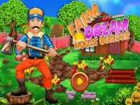 Farm Droomhuisbouwer Spel voor kinderen Screen Shot 0