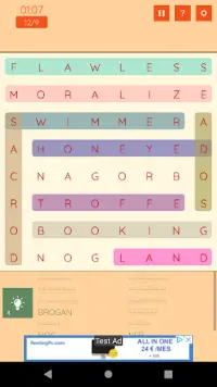 Free Word Search in English Screen Shot 6