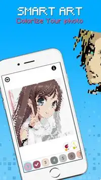 Manga Pixel Art - Anime Coloring By Number Screen Shot 6