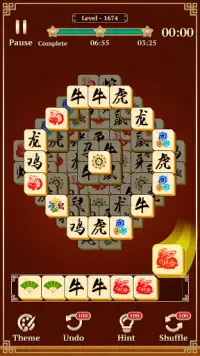 Mahjong Classic: 3 Tiles Screen Shot 5