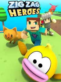 ZigZag Heroes - Cubo Karts Screen Shot 8