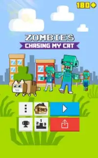 Zombies Chasing My Cat Screen Shot 23