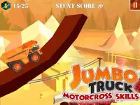 Big Truck mmx Uphill Top stunt Screen Shot 6