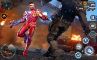 Iron Hero Superhero Robot Game Screen Shot 1