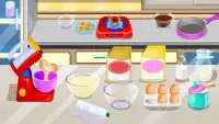 खाना पकाने का खेल केक लड़कियों Screen Shot 2